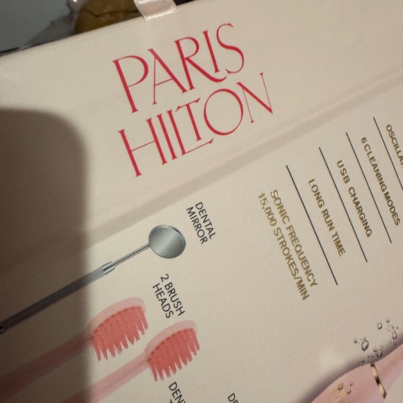Paris Hilton Pink Sonic Toothbrush Set - Picture 2 of 6